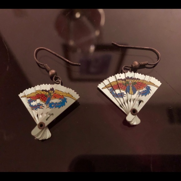 sterling silver authenticated Jewelry Sterling Silver Fan Earrings That Open Close Poshmark